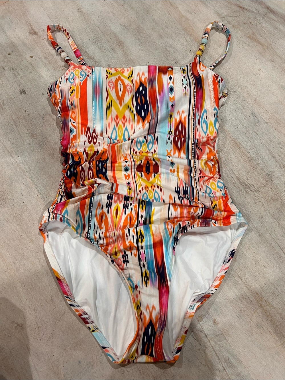 🔆🌵🌊NWOT 🌊🌵🔆La Blanca Multicolor Aztec-Print One-Piece Swimsuit🌊🌵🔆